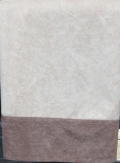 obrus welurowy z brązowym pasem